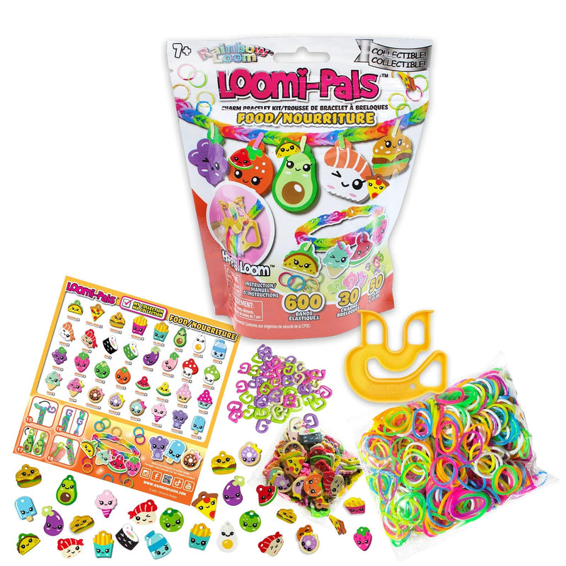 Rainbow Loom - Loomi-Pals - Charm Bracelet Kit - Food - Limolin 