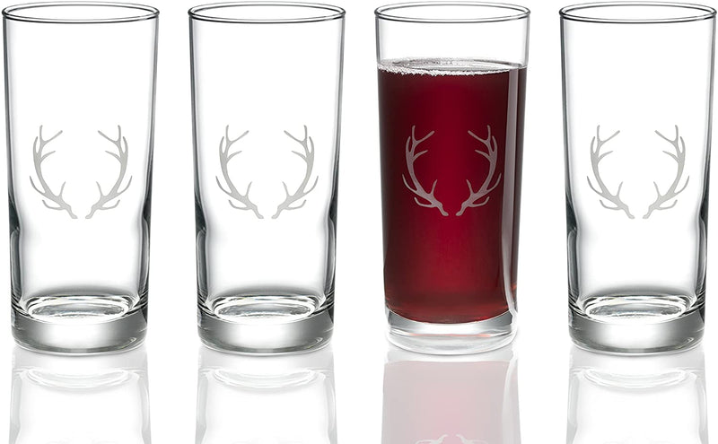 Luminarc – Rustic Highball Glasses – 15.5 fl oz – 4 Pieces – product view