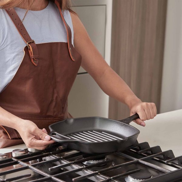 Victoria - Poêle à griller en fonte - 25 cm 