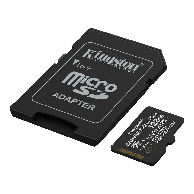 Kingston Canvas Select Plus SDCS3 128GB microSDXC card side view