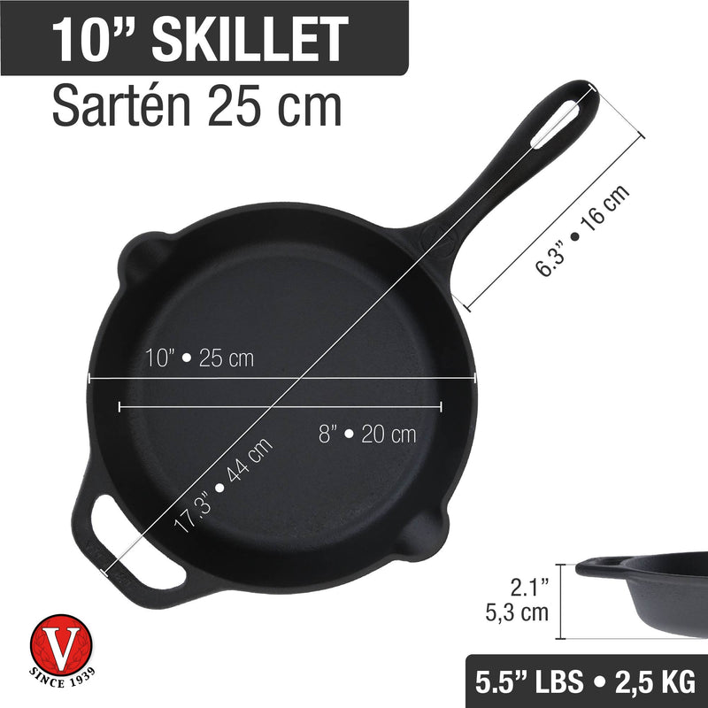 Poêle en fonte Victoria - 25 cm 