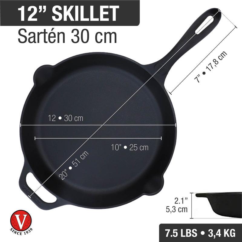 Poêle en fonte Victoria - 30 cm 