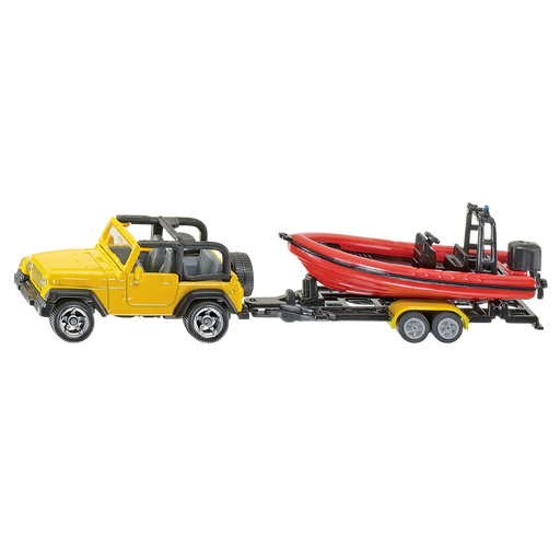 JEEP WITH BOAT