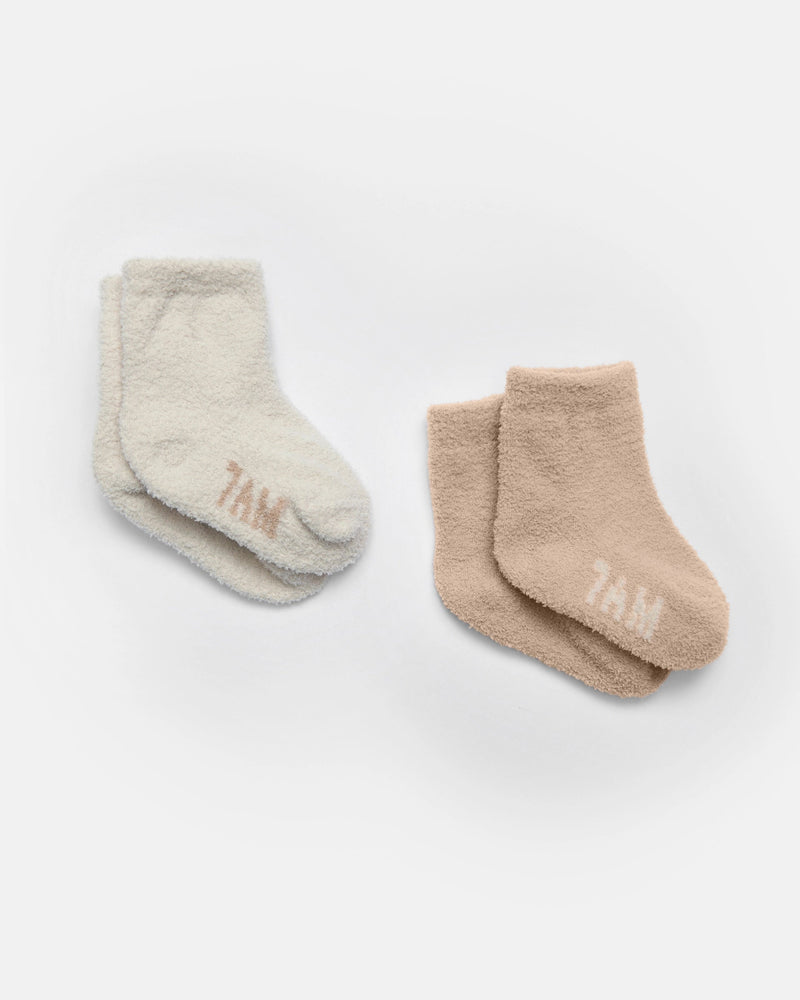 7AM Enfant - Chaussettes Chenille - Lot de deux