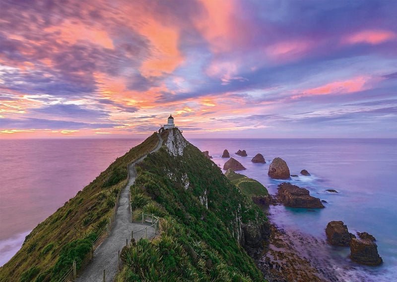 Schmidt Spiele - Puzzle - Nugget Point Lighthouse, New Zealand - Mark Gray (3000-Piece Puzzle) - Limolin 