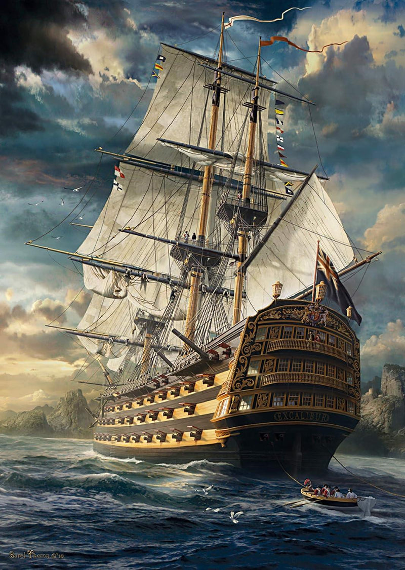 Schmidt Spiele - Puzzle - Sails (1000-Piece Puzzle) - Limolin 