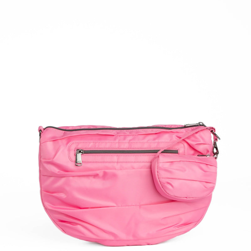 LUG - Scuffle Pleated Crossbody Bag with Disco Pouch
