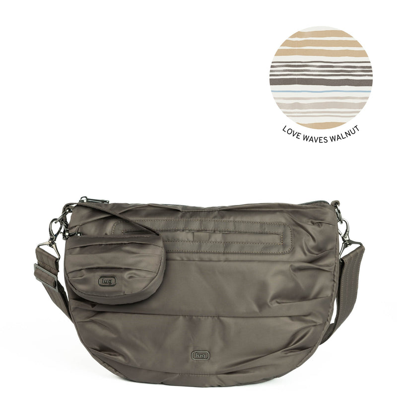LUG - Sac bandoulière plissé Scuffle avec pochette Disco