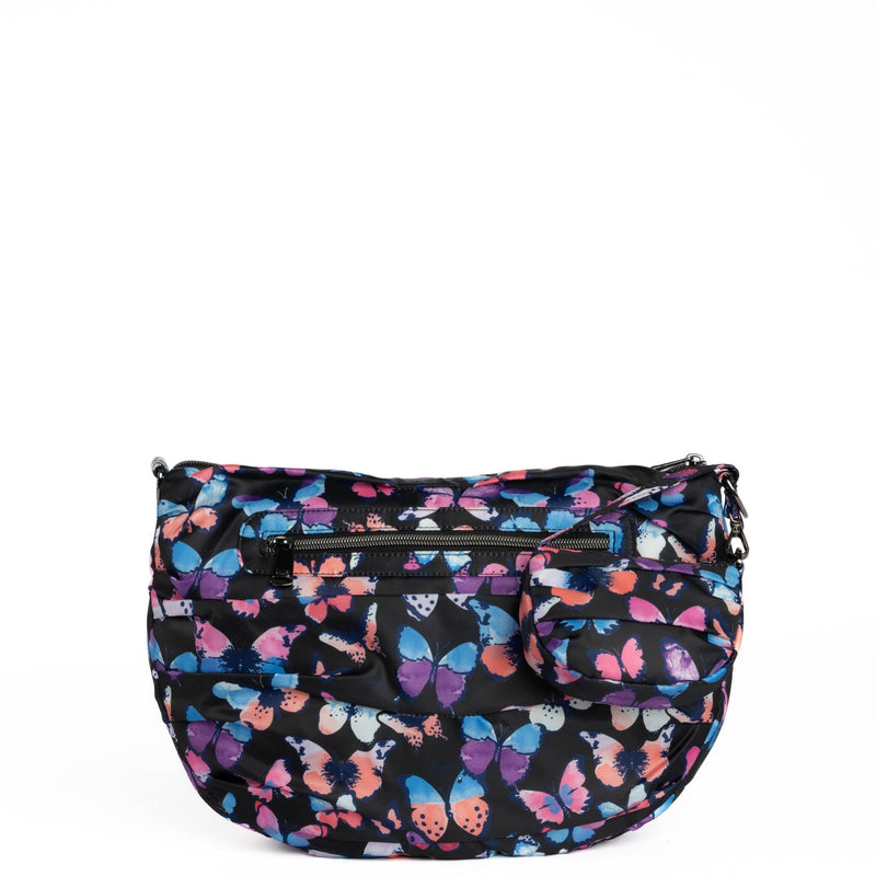 LUG - Scuffle Pleated Crossbody Bag with Disco Pouch