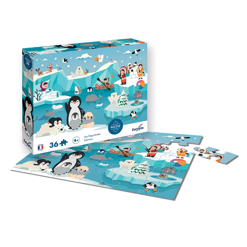 Sentosphere - Eskimos (36-Piece Puzzle) - Limolin 