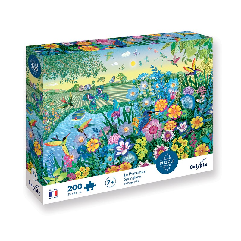 Sentosphere - Puzzles 200 pieces 480X330mm Spring - Limolin 