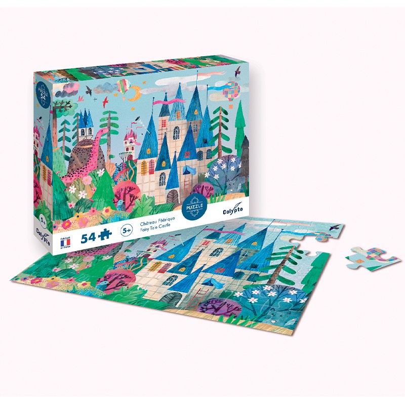 Sentosphere - Puzzles 54 pieces 475X330mm Fairy Castle - Limolin 
