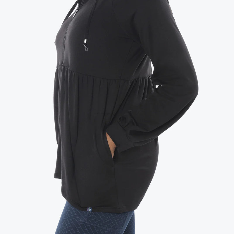 LUG - Veste zippée en jersey brossé Shimmy
