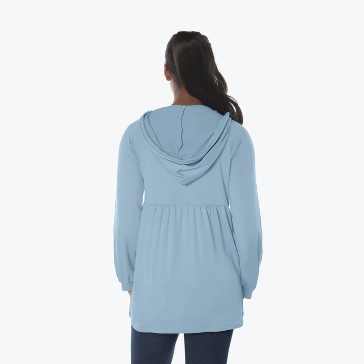 LUG - Veste zippée en jersey brossé Shimmy