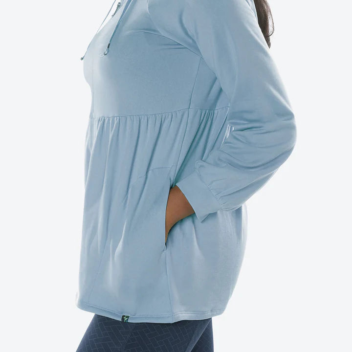 LUG - Veste zippée en jersey brossé Shimmy