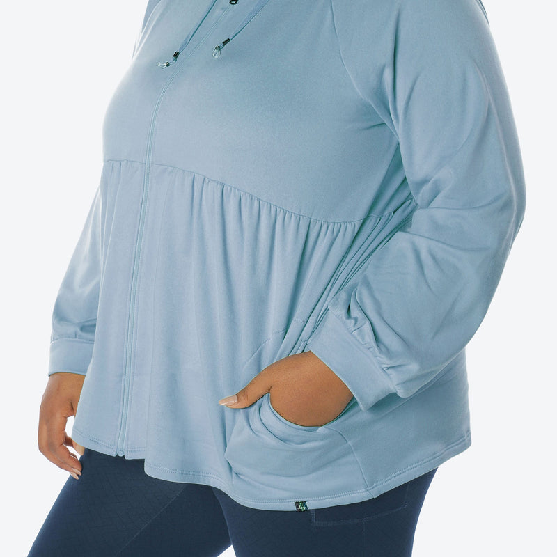 LUG - Shimmy Brushed Jersey Zip Up