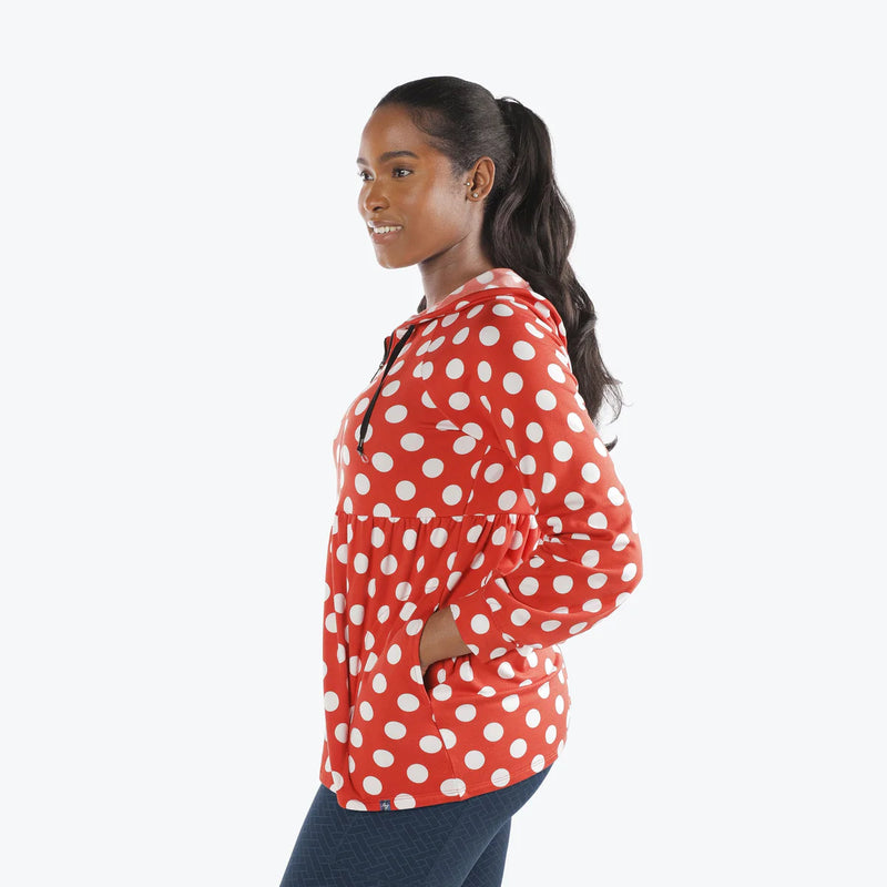 LUG - Veste zippée en jersey brossé Shimmy