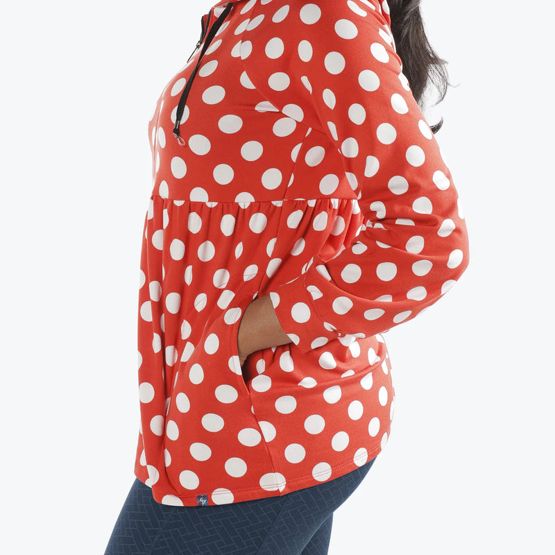 LUG - Veste zippée en jersey brossé Shimmy