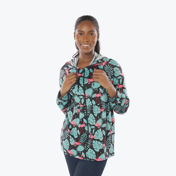 LUG - Veste zippée en jersey brossé Shimmy