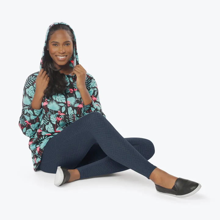 LUG - Veste zippée en jersey brossé Shimmy