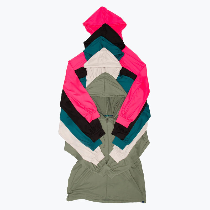 LUG - Veste zippée en jersey brossé Shimmy