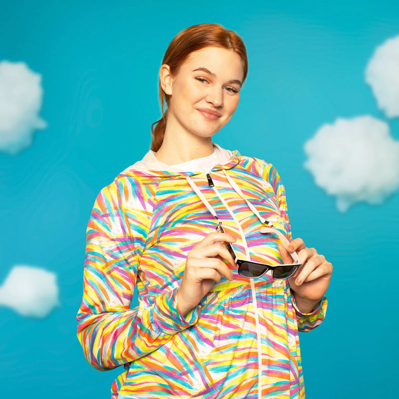 LUG - Veste zippée en jersey brossé Shimmy