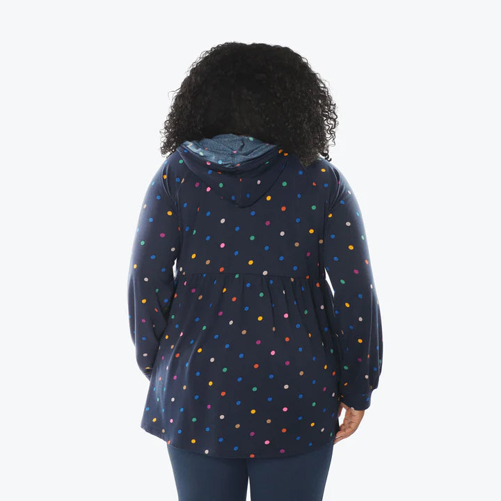LUG - Veste zippée en jersey brossé Shimmy