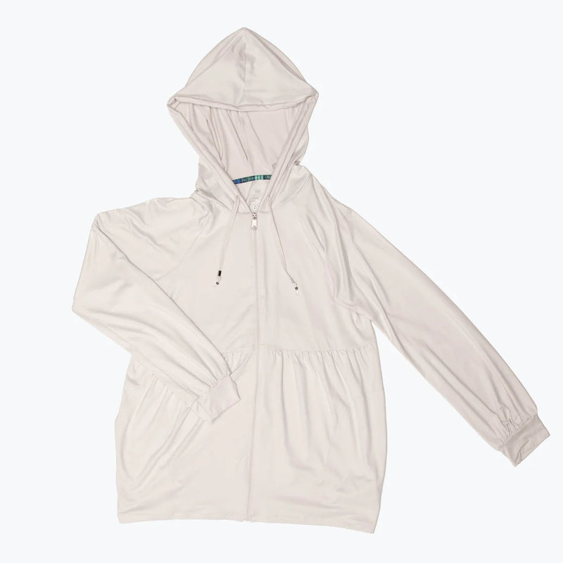 LUG - Veste zippée en jersey brossé Shimmy