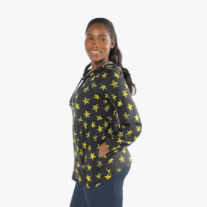 LUG - Veste zippée en jersey brossé Shimmy