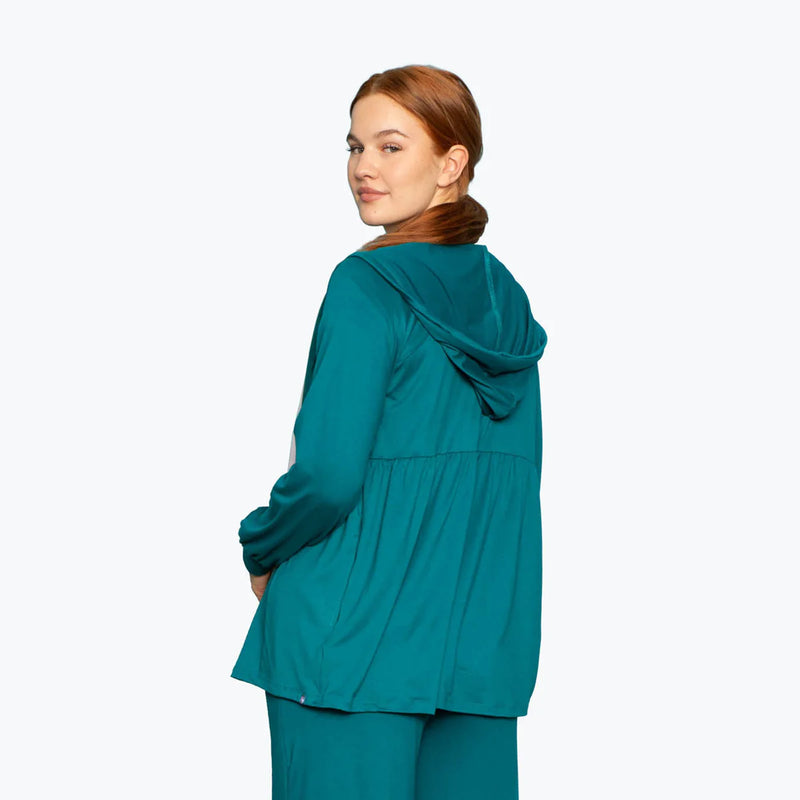 LUG - Veste zippée en jersey brossé Shimmy