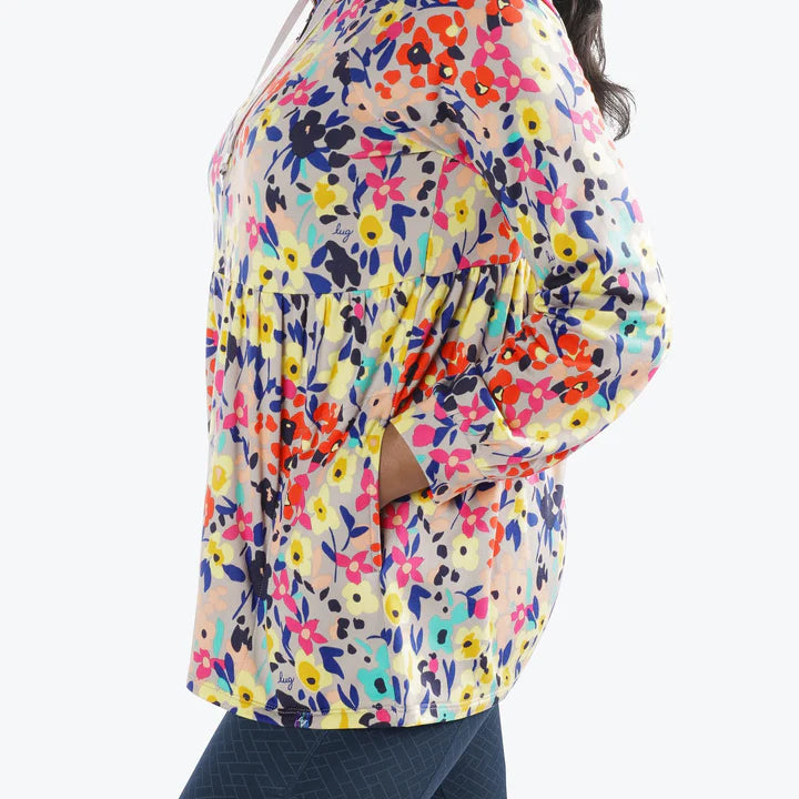 LUG - Veste zippée en jersey brossé Shimmy