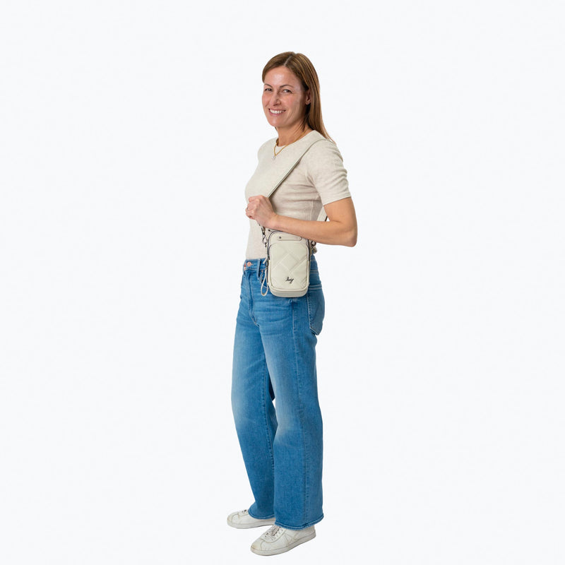 LUG - Skeeter Mini Bridge Satin Luxe VL Convertible Crossbody Bag