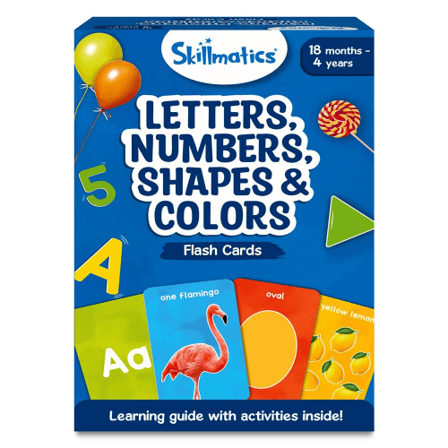 Skillmatics - Letters, Numbers, Shapes, Colors Flash Cards - Limolin 