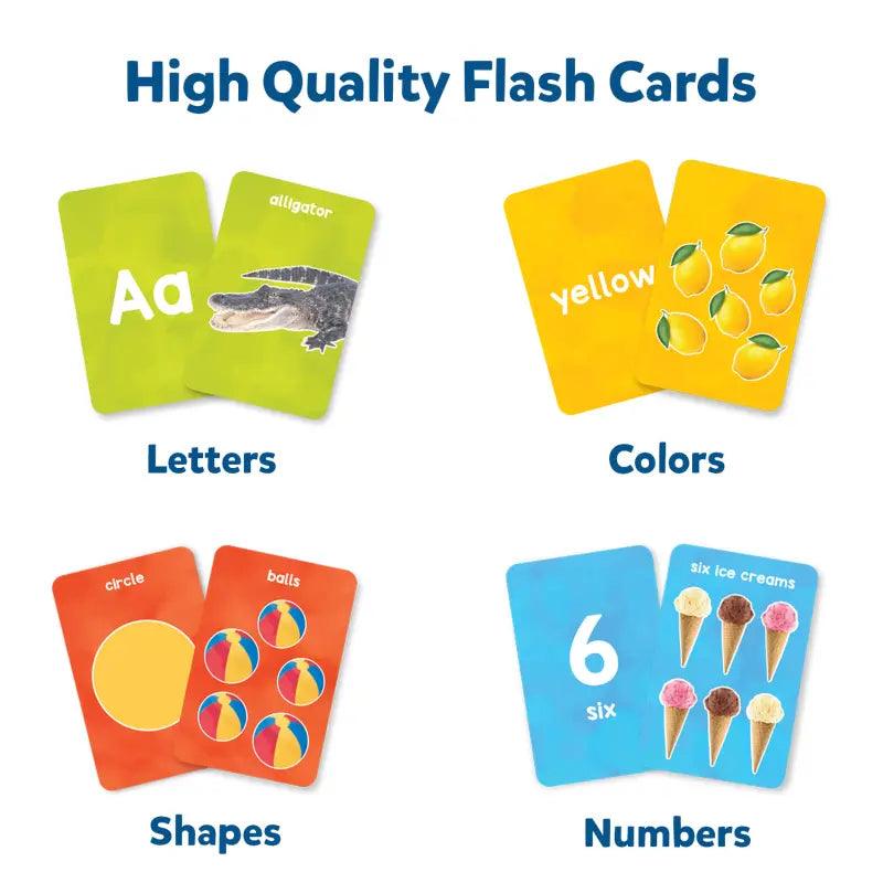 Skillmatics - Letters, Numbers, Shapes, Colors Flash Cards - Limolin 