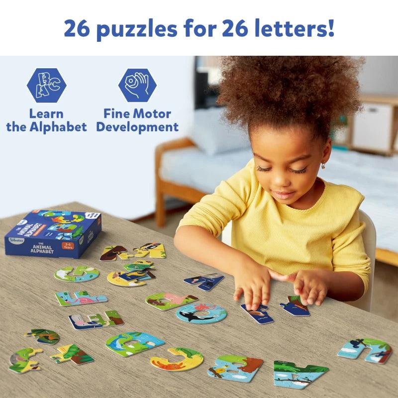 Skillmatics - The Animal Alphabet Puzzle - Limolin 