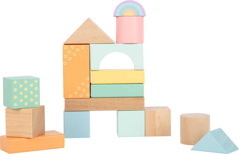Small Foot - 50Pc Building Blocks - Pastel - Playset - Limolin 