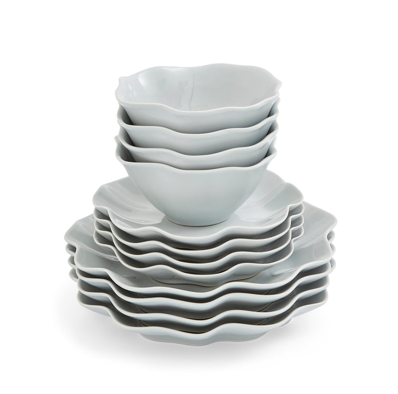 Sophie Conran - Floret - 12 Piece Set - Dove Grey - Limolin 