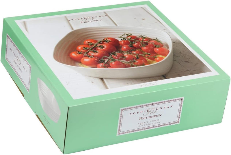 Sophie Conran - White - Porcelain Square Roaster | 11 Inch - Limolin 