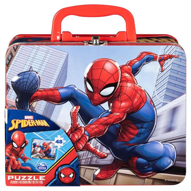 Spin Master - Puzzle - Spiderman - Tin W/Handle - Limolin 