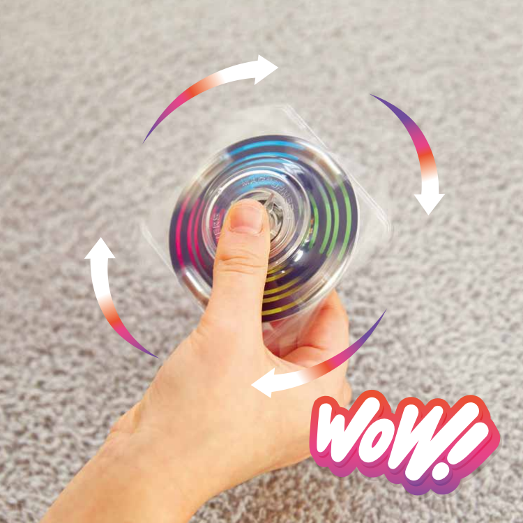 Magformers Spin Plus 6-Piece Set – spinner in use