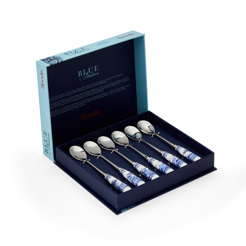 Spode - Blue Italian - Blue Italian Tea Spoons - Limolin 