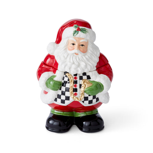 Spode - Black & White Figural - Santa Candy Jar - Limolin 