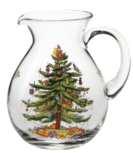 Spode - Christmas Tree - Glass Pitcher - 6Pt/9 - Limolin 