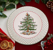 Spode - Christmas Tree - Polka Dot Cake Plate - Limolin 