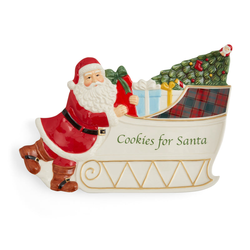 Spode - Christmas Tree - Santa Sleigh Cookies For Santa - Limolin 