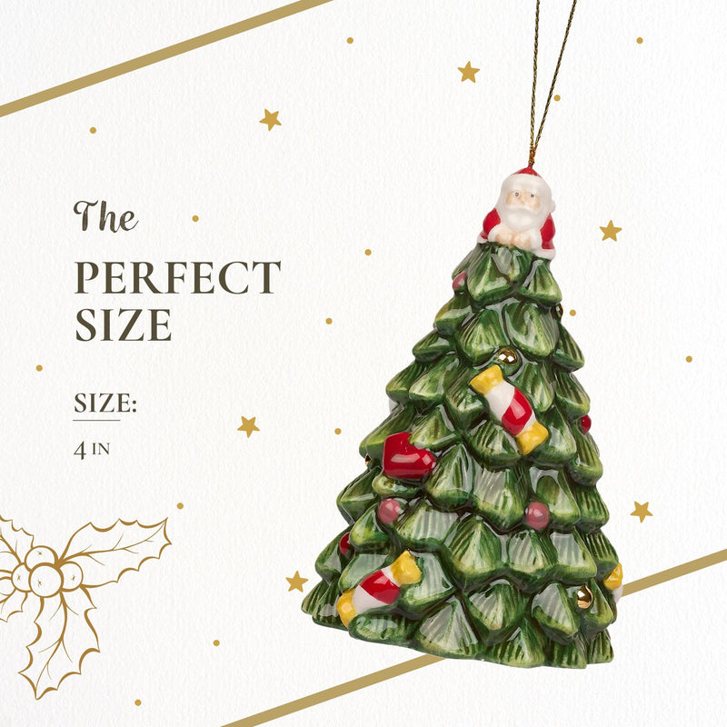 Spode - Christmas Tree - Tree Bell Ornament - Limolin 