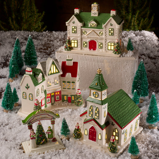 Spode - Christmas Tree - Village Led Train Station - Limolin 