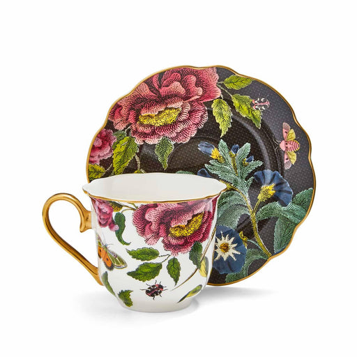 Spode - Creatures of Curiosity - Dark Teacup & Saucer - Limolin 