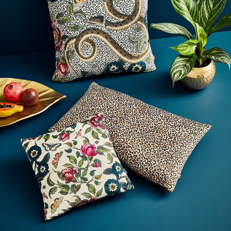 Spode - Creatures of Curiosity - Leopard Print Cushion - Limolin 