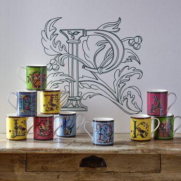 Spode - Kit Kemp Alphabet Mug | 12 oz - Limolin 